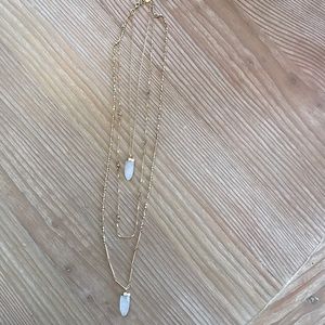 Stella & Dot layered pendant necklace